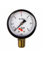 Working manometer for pressure reducers