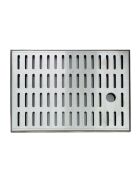 245x170x10mm drip tray for placing made of stainless steel