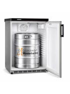 Draft beer refrigerator for 50 liter barrels from Liebherr anthracite