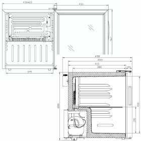 Kühlschrank Counter 50-Silver - iarp
