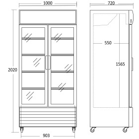 Kühlschrank HD802GLSS - Esta