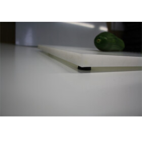 The professional gastro cutting board PE 500 with rubber feet cutting board white different versions