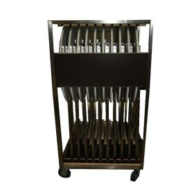 Trolley for 10 standing tables