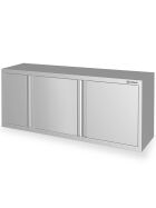 Stalgast Edelstahl Hängeschrank mit Flügeltüren, 1400x400x600 mm, verschweißt