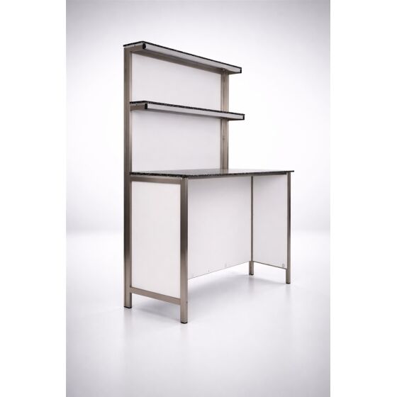 Foldable stainless steel rear buffet, 1.5 m