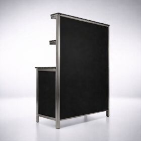 Foldable stainless steel rear buffet, 1.5 m