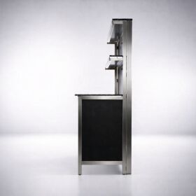 Foldable stainless steel rear buffet, 1.5 m