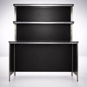 Foldable stainless steel rear buffet, 1.5 m