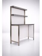 Foldable stainless steel rear buffet, 1.5 m