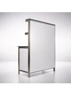 Foldable stainless steel rear buffet, 1.5 m