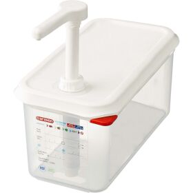 Saucenspender/Pumpspender, GN 1/4, Inhalt 4,3 Liter