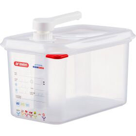 Saucenspender/Pumpspender, GN 1/4, Inhalt 4,3 Liter