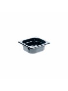 Stalgast Gastronormbehälter Serie Premium, schwarz, Polycarbonat, GN 1/6 (65 mm)