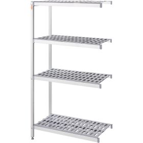 Lagerregal aus Aluminium mit 2 Beinen 859x560x1680 mm...