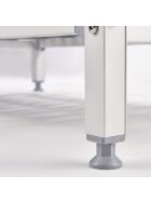 Lagerregal aus Aluminium, 1510x460x1680 mm (BxTxH)