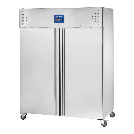 Starline Doppeltür-Kühlschrank mit Rädern, GN 2/1, 1480x830x2010 mm (BxTxH), 1300 L