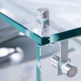 Starline Pizzakühlaufsatz mit Glasabdeckung, 5x GN1/4, 1200x335x440 mm (BxTxH)