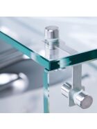 Starline Pizzakühlaufsatz mit Glasabdeckung, 5x GN1/4, 1200x335x440 mm (BxTxH)