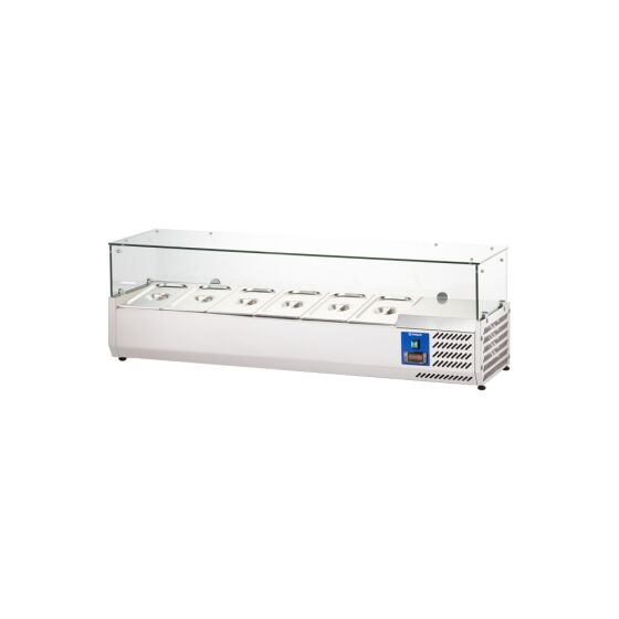 Starline Pizzakühlaufsatz, 6x GN 1/3, 1500x395x440 mm (BxTxH)