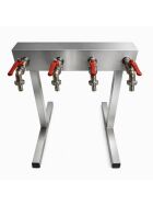 Professional stainless steel water distributor in 4, 6, 8, or 10 versions