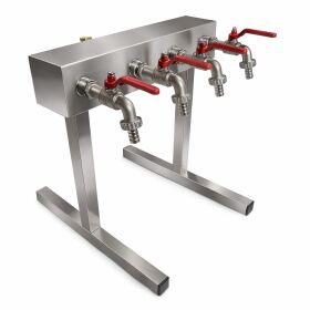 Profi Wasserverteiler aus Edelstahl in Ausführung 4...