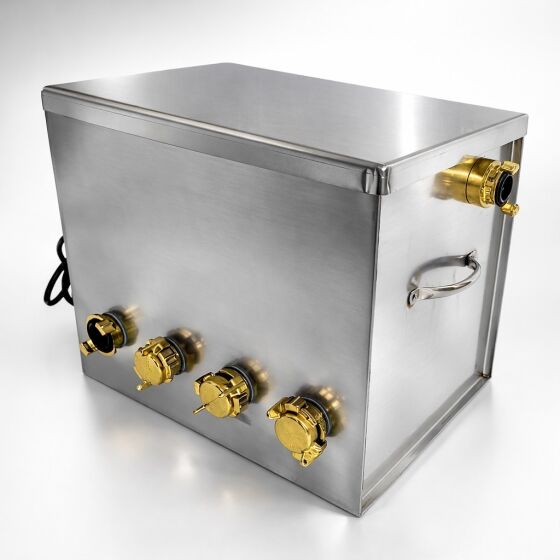 Sewage box / pump box in stainless steel