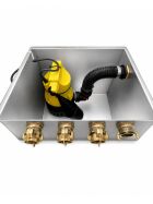 Sewage box / pump box in stainless steel