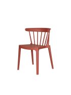 Windson stacking chair black, polypropylene, 54x53x75cm (WxDxH), 50900