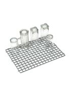 Glass draining mat dolphin gray 40 x 30 cm