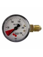 Working manometer for pressure reducers