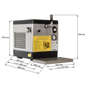 Zapfanlage Trockenkühler Selbach mit Integriertem Druckminderer 1 leitig 64/lh  ohne Schankhahn