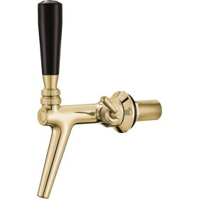 Kompensatorschankhahn von CMB aus Edelstahl in poliert oder Gold mit 55 oder 80 mm Stutzen