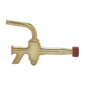 Brass tap fitting "Rhineland" with air valve /...