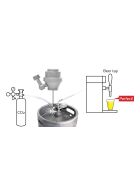 DraftMore Secondary Medium, automatic pressure regulator for pilsners and lagers