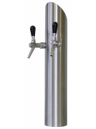 Untertheken Komplettset  Wasserzapfanlage Still/Sprudel gekühlt  mit Schanksäule 2 leitig