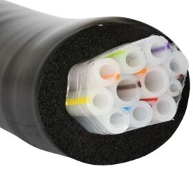 Dry python sold by the meter with 13mm insulation 7x12mm cable 6 way