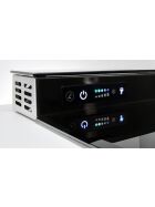 Dry cooler to be embedded in a worktop. Including dispensing column & tap.