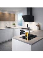 Dry cooler to be embedded in a worktop. Including dispensing column & tap.