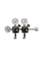 CO² premium pressure reducer from TOF / 3 bar with 2 different pressure outputs