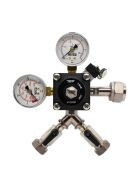 CO² Premium Druckminderer 2-leitig 3 Bar TOF
