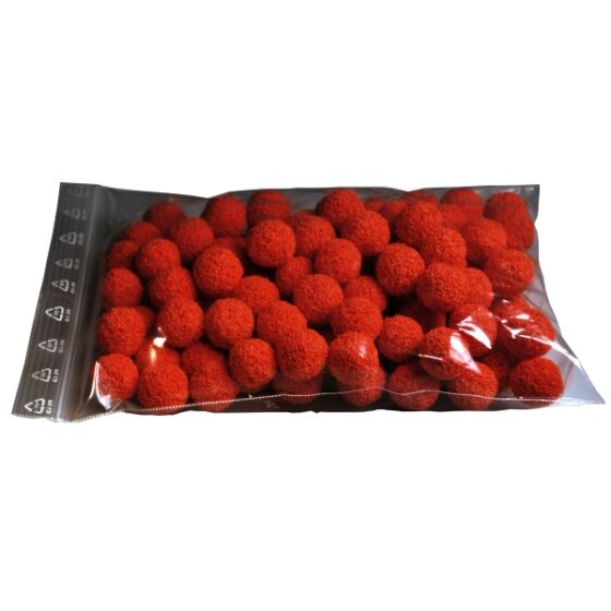 Sponge balls for pipe cleaning 100 pieces x 15 mm (10 mm pipe)
