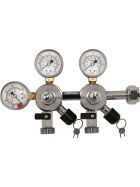 CO² pressure reducer 2 times pressure 3 bar Oxy