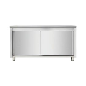 Stainless steel work cabinet, 120 x 60