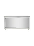 Stainless steel work cabinet, 150 x 70