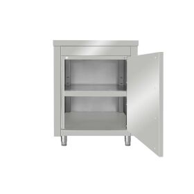 Stainless steel work cabinet, 60 x 60
