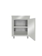 Stainless steel work cabinet, 60 x 60