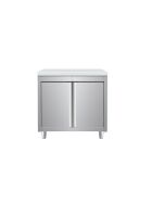 Stainless steel work cabinet, 80 x 60