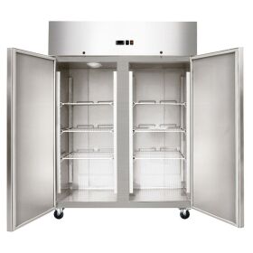 Stainless steel refrigerator, capacity 1145 liters