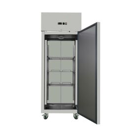 Stainless steel refrigerator, capacity 610 liters, GN2/1
