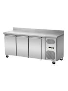 Refrigerated counter 3 doors with upstand, convection, 180x70